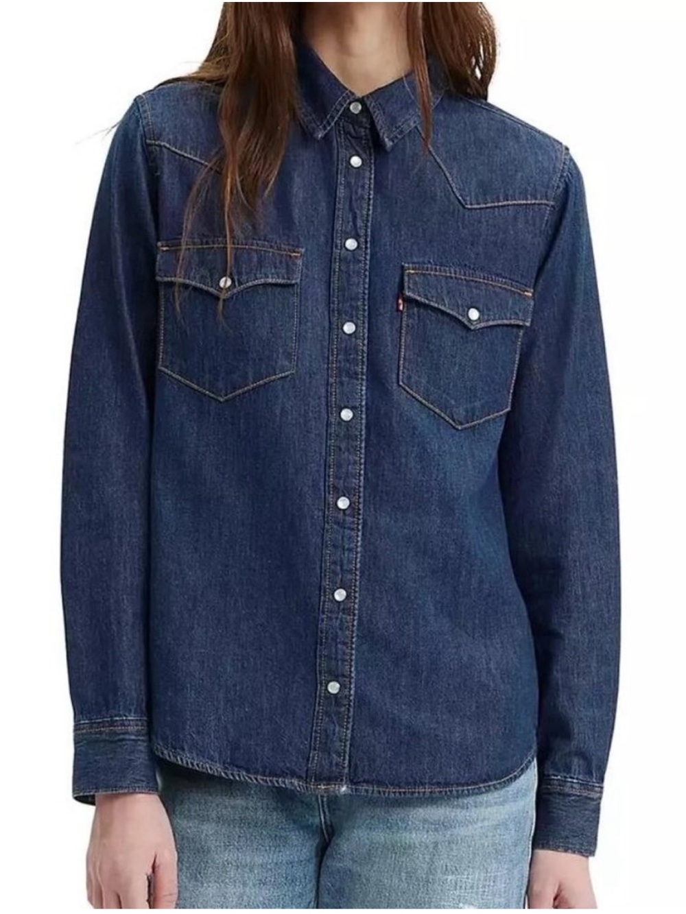 LEVI’S Ultimate Western Denim Shirt Rodeo XS Cowgirl Americana